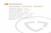 Smoke Check Meter · 2019-08-07 · Jones RH, Ellicott MF, Cadigan JB, Gaensler EA The relationship between alveolar and blood carbon monoxide concentrations during breath holding