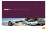 RENAULT MEGANE COUPÉ-CABRIOLET · PDF file Το νέο Renault Megane Coupé-Cabriolet εντυπωσιάζει. Με μια γραμμή καθαρή και δυναμική, και