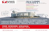 VHS WIENER URANIA · 2018-02-09 · Die Urania Filmsoirée, eine Kooperation der VHS Wiener Urania und des Margarete Schütte-Lihotzky Club, setzt die Tradition des Frauenkomitees