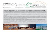 Großes Interesse an Nahwärme …...2 Dienstag, 06. Februar 2018 Eisenbach (Hochschwarzwald) Telefon-Zentrale (0 76 57) 91 03 -0 Telefax (0 76 57) 91 03 -50 Internet E-Mail info@eisenbach.de