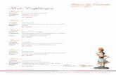 La Calabrisella Menü Empfehlung A4 · 2019-02-08 · Buon Appetito Alle Preise in CHF inkl. gesetzlicher MwSt. Trattoria La Calabrisella | Bergstrasse 8 | 8215 Hallau | Tel. +41