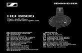 HD 660S - Sennheiser...HD 660S High-definition open-back headphones DE Bedienungsanleitung EN Instruction manual JA 取扱説明書 FR Notice d’emploi ES Instrucciones de manejo