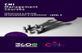 CMI Management Courses · τους ικανότητες, δηµιουργώντας ένα προσωπικό πλάνο ανάπτυξης, το οποίο και θα αξιολογήσουν