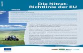 Januar 2010 Die Nitrat- Richtlinie der EU...Die Nitrat-Richtlinie ist eng mit anderen EU-Strategien in den Bereichen Wasser, Luft, Klimawandel und Landwirtschaft verknüpft, und ihre