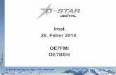 Imst 28. Feber 2014 OE7FMI OE7BSH - oevsv.atarchiv.oe7.oevsv.at/export/sites/oe7/referate/digital/...14 D-STAR Vortrag für ADL 714 / Oberland OE7BSH / OE7FMI 28.2.2014 Vernetzung