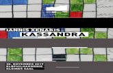 IANNIS XENAKIS KASSANDRA 2-ZEILIG KASSANDRA · 2019-11-22 · Iannis Xenakis Schon in seiner Jugend hatte Xenakis von einer Karriere als Musiker geträumt. Bis der Autodidakt aber