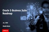 Oracle EBS Roadmap · Oracle HTTP Server 1.3 • 오라클EBS에최신기반의 미들웨어기술제공 • 최신기술을이용한기술적 인이 확보(성능, 확장성, 보안,