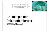 Ist es nicht oﬀensichtlich, dass die Gurkenscheiben OO ...softlang/oopmcourse/slides/oo.pdf · (C) 2007-2018, Ralf Lämmel, Universität Koblenz-Landau Neue bzw. ausgeweitete Begriﬀe