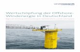 Wertschöpfung der Offshore- Windenergie in Deutschland · Consult SH • BIS Bremerhavener Gesellschaft für Investitionsförderung und Stadtentwicklung mbH • Bitunamel Feldmann