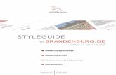 STYLEGUIDE - Brandenburg · STYLEGUIDE BRANDENBURG.DE Erarbeitet von: Interministerieller Arbeitskreis (IMAK) MAIS 2.0 in Zusammenarbeit mit der Firma European IT Consultancy EITCO