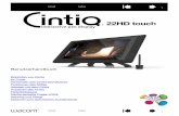 Interactive pen display Benutzerhandbuch · 2016-08-04 · Benutzerhandbuch Inhalt Index Inhalt 1 Index 1 Einrichten von Cintiq Ihr Cintiq Verwenden des Cintiq-Standfusses Funktionen
