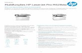 Multifunções HP LaserJet Pro M428dw · Ficha técnica Multifunções HP LaserJet Pro M428dw Alivie a sua carga de trabalho, foque-se na sua empresa Prosperar no mundo dos negócios