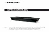 Bose SoundLink · 2019-07-22 · 4 - English Note: This equipment has been tested and found to comply with the limits for a Class B digital device, pursuant to Part 15 of the FCC