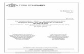 TÜRK STANDARDI · IEC vb. No Adı (İngilizce) TS No1) Adı (Türkçe) IEC 60060-1 High-voltage test techniques; Part 1: general definitions and test requirements TS HD 588.1 S1