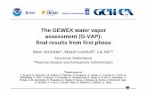 The GEWEX water vapor assessment (G-VAP): final results from … · The GEWEX water vapor assessment (G-VAP): final results from first phase Marc Schröder*, Maarit Lockhoff*, Lei