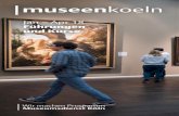 Jan – Apr 18 Führungen und Kurse - museenkoeln.de · Musik, Film, Theater, Tanz, Literatur oder die Vielfalt der Museen: Mit über 500 Projekten jähr-lich sind wir einer der größten