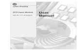 ˜ ˆ ˚ ˇ˛˝ - Rockwell Automation...˘1˜(& ˚0&+* 6 ˚. % This manual shows you how to use your RTD input module with an Allen–Bradley programmable controller. It helps you