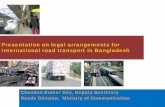 Presentation on legal arrangements for International ... Bogra Gobindagonj Ranjgpur Beldanga 53 km 39 km 61 km 47 km 38 km 10 km 20 km 50 km 40 km 56 km 34km km 71 km 67 km Panchagar