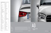 Equipment Audi A3 Sedan/A3 Cabriolet/S3 2013-10-09¢  Audi Audi A3 Sedan Vorsprung durch Technik A3 Cabriolet