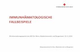 IH Fallbeispiele Infotag 2014 SCHISTAL - Rotes …... 14 Blutspendezentralefür Wien, Niederösterreich und Burgenland Fallbeispiel2 - Anti-G (RH 12) Das AgGist an Zellen nachweisbar,