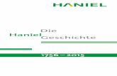 Die HanielGeschichte · 2016-04-07 · Huyssen zur Aktiengesellschaft wurde. Um Preiskampf und Konkurrenzdruck zu vermeiden, tritt Haniel dem neuge-gründeten Rheinisch-Westfälischen
