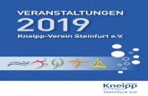 VERANSTALTUNGEN 201 9 - kneipp-verein-steinfurt.de...6 l Kneipp Veranstaltungen 2019 Sebastian Kneipp Sebastian Kneipp (1821 – 1897) ist für sein ganzheitliches Gesundheitskonzept