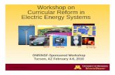Workshop on Curricular Reform inCurricular Reform in ...people.ece.umn.edu/groups/power/faculty_workshops/... · Workshop on Curricular Reform inCurricular Reform in Electric Energy