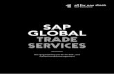 SAP GLOBAL TRADE SERVICES - info.all-for-one.com¼re_NEU_web.pdf · mit SAP Global Trade Services (kurz SAP GTS) automatisieren Sie komplexe Import- und Export-prozesse – von der