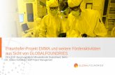 Fraunhofer-Projekt EMMA und weitere F£¶rderaktivit£¤ten aus ... Fraunhofer-Projekt EMMA und weitere
