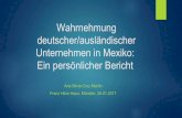 Wahrnehmung deutscher/ausländischer Unternehmen in Mexiko: … · 2017-10-24 · Alemania, el mayor mercado de la industria en Europa. Las plantas de cemento de CEMEX en este país