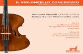 IL VIOLONCELLO CONCERTATO - EDITION WALHALL...In this way, he shows the original form of the concerto. Up to now, there has been no practical performance material that satisfied a
