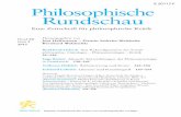 Eine Zeitschrift für philosophische KritikBernhard Waldenfels hat die Lebendigkeit die - ser ursprünglich deutschen Tradition jenseits des Rheins in seinem 1983 erstmals publizierten
