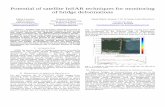 Potential of satellite InSAR techniques for monitoring of ...processing techniques (for example Persistent Scatterers InSAR – PS InSAR) to a series of radar images over the same