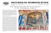 ROTTWEILER HEIMATBLÄTTER - GAVgav-rottweil.de/wp-content/uploads/2018/11/2017_6_Heimatblaetter.pdf · artium. Danach strebte er das Doktorat an und lehrte selbst schon Philosophie.