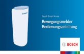 Bosch Smart Home Bewegungsmelder Bedienungsanleitung · einen Bosch Smart Home Controller sowie die Bosch Smart Home App verfügen und beides erfolgreich ein gerichtet haben. nneer