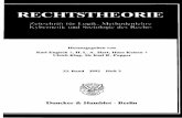 Herausgegeben von Ulrich Klug, Sir Karl R. Popper 23. Band 1992 … · 2012-05-22 · RECHTSTHEORIE Zeitschrift für Logik, Methodenlehre Kybernetik und Soziologie des Rechts Herausgegeben