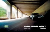 FREELANDER 05MY - Motorline.ccbox.motorline.cc/autowelt/pdf/landrover_freelander...FREELANDER 05MY gültig ab 7. 7. 2004 Preisliste FREELANDER 05MY Modellvarianten Ausstattung u.a.