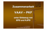 VAAV – PKF...AG Zusammenarbeit VAAV - PDAG / Stand 04.03.2010 Vision Der Kontakt zwischen dem VAAV und der PKF unter Beizug von EPD und KJPD wird zur Optimierung von Prozessen sowie