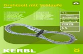 Drahtseil mit Schlaufe - Albert Kerbl GmbHBA_Drahtseile_105x148... · 6 EN Operating Instructions A) Product description and test certificate lashing rope made from steel wire (tensile