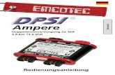 DPSI Ampere Bedienungsanleitung Version 1 · Die mitgelieferten Ersatzmagnete sollten griffbereit an einer freien Stelle im Modell (Rumpf) und am/im Sendergehäuse befestigt werden