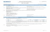 Sicherheitsdatenblatt MX-A410NM - KOBELCO WELDING · 2017-12-20 · Handelsname MX-A410NM (elektroden für Metalllichtbogenschweißen) Registrierungsnummer (REACH) nicht relevant