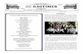 Spring 2007 Newsletter - westcoastragtime.com 2007 Newsletter.pdf · 1907 Louis Chauvin-Scott Joplin rag Heliotrope Bou-quet. The Orchestra reproduces the authentic sound of a dance