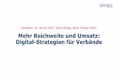Düsseldorf, 29. Januar 2020 | David Görges, Beyer …...django MVC 8 heroku git WIDGETS/PLUG-INS [+1 opinion.ab DISQUS monetate BRIGHT OPENTEXT FatWirë GClickability Drupat LANDING