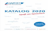 KATALOG 2020Assimil+2020.pdf · Die ASSiMiL-Methode unterscheidet sich deutlich von klassischen Sprachlernme thoden, da sie dem kindlichen Spracherwerb nachempfunden ist. Die Grammati