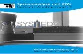 Systemanalyse und EDV Systems Analysis and IT · formation, topic mining and clustering. With these topics we want to create insights about current sociological and technical events
