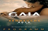 SEHNSUCHT 2019 - gaia-festival.com · L’histoire du soldat (Die Geschichte vom Soldaten) Suite für Klarinette, Violine und Klavier, 1918 (15‘) • Marche du soldat • Le violon