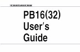 PB16(32) 사용자 설명서nssystem.co.kr/pdf/PB32.pdf입력 점56 ( 8+48 )‡ ... * 0 : cnc mode 정상적인 의 프로그램 수행방식으로 한 스텝동작이 완료되면cnc