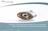 Elektromagnetkupplungen und -bremsen Electromagnetic ... magnet brakes for small motors, electromagnetic