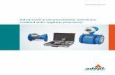 Advanced instrumentation solutions crafted with highest precision - TradeIndia · 2016-06-30 · Dear friends, An ambitious spirit, clear focus on the future and an urge to manufacture