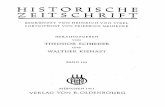 HISTORISCHE ZEITSCHRIFT - MGH-Bibliothek · 2014-02-05 · historische zeitschrift begrÜndet von heinrichvon sybel fortgefÜhrt von friedrich meinecke herausgegeben von theodor schieder